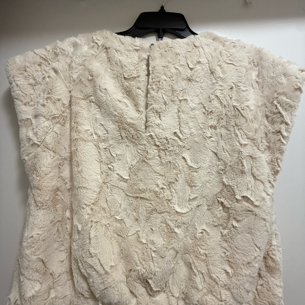 Anthropologie Cream Textured Sweatshirt - Picture 2 of 2